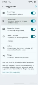 Google Mesajlar, Akıllı Yanıt, beta sürümü, taslak oluşturma, mesaj düzenleme