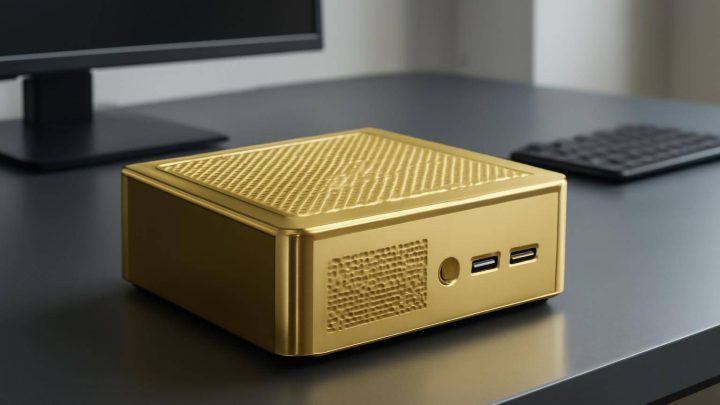 24 Ayar Altın Kaplama Mini PC’nin Fiyatı 83 Milyon TL