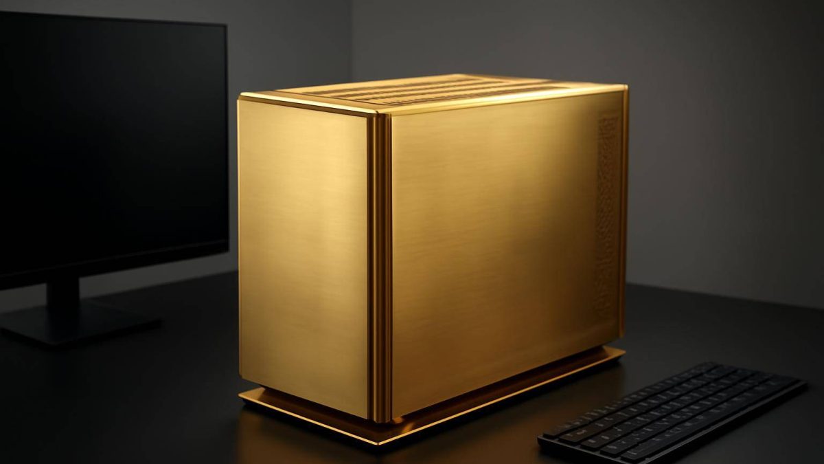 24 Karat Altınlı Fansız PC, 1,7 Milyon Dolara Tanıtıldı