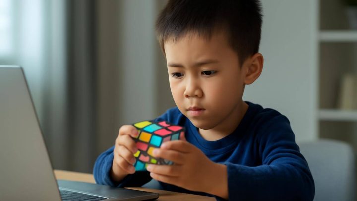 6 Yaşındaki Yunzhi, Rubik Küpü Rekorunu İki Kez Kırdı