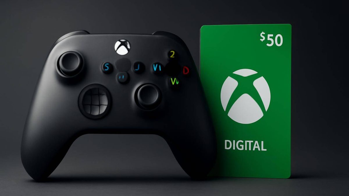 Xbox kumandası ve 50 dolarlık hediye kartı 80 dolar