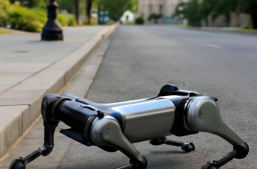 4 bin dolarlık robot köpek yokuşta yürüyüşü tamamlayamadı