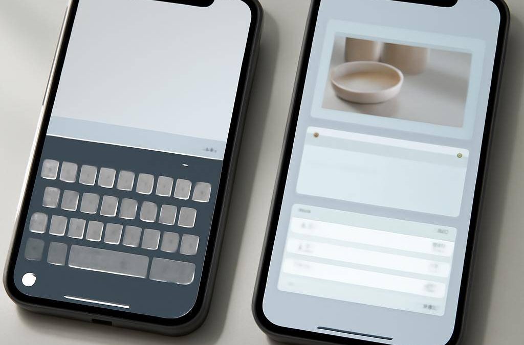 iPhone Duo videoları bölünmüş klavye ve çoklu görevi gösterdi