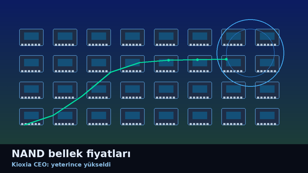 Kioxia CEO: NAND fiyatları yeterince yükseldi