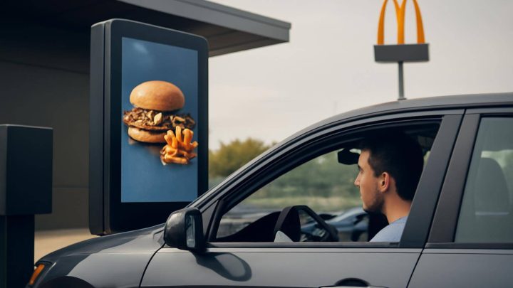 McDonald’s, araçla servis menülerinde reklam test ediyor