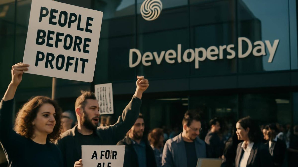 OpenAI DevDay etkinliği protestolar eşliğinde başladı