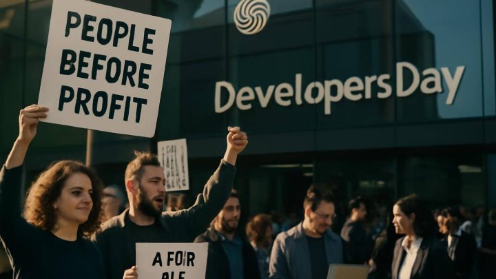 OpenAI DevDay etkinliği protestolar eşliğinde başladı