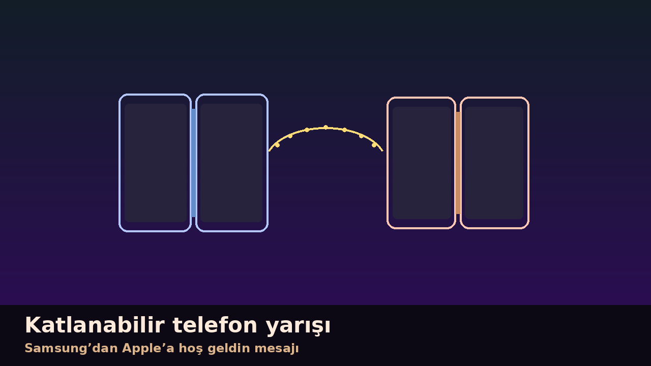 Samsung’dan Apple’a: Katlanabilir dünyaya hoş geldin