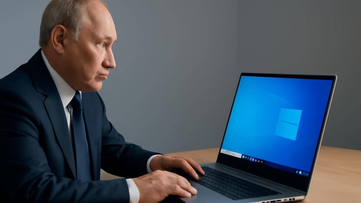 Putin’in Dell bilgisayarında lisanssız Windows 10 görüldü