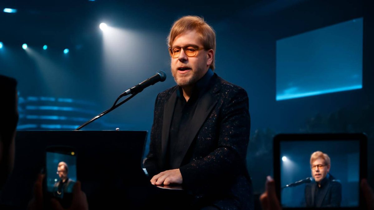 Elton John, Apple Music Hall’un ilk konserinde sahne aldı
