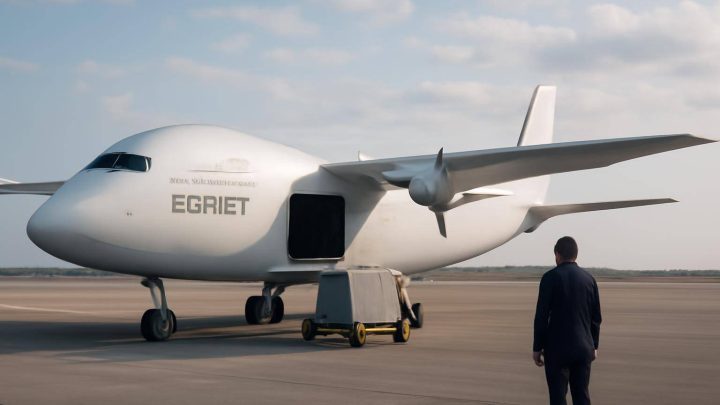1.814 Kg Yük Taşıyan Egret Otonom Kargo Uçağı Tanıtıldı