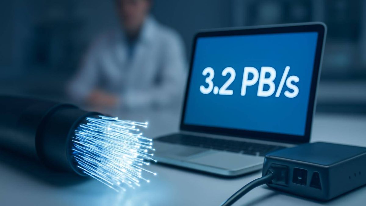 Tek Fiber Optik Kabloda 3,2 Petabit Hız Rekoru