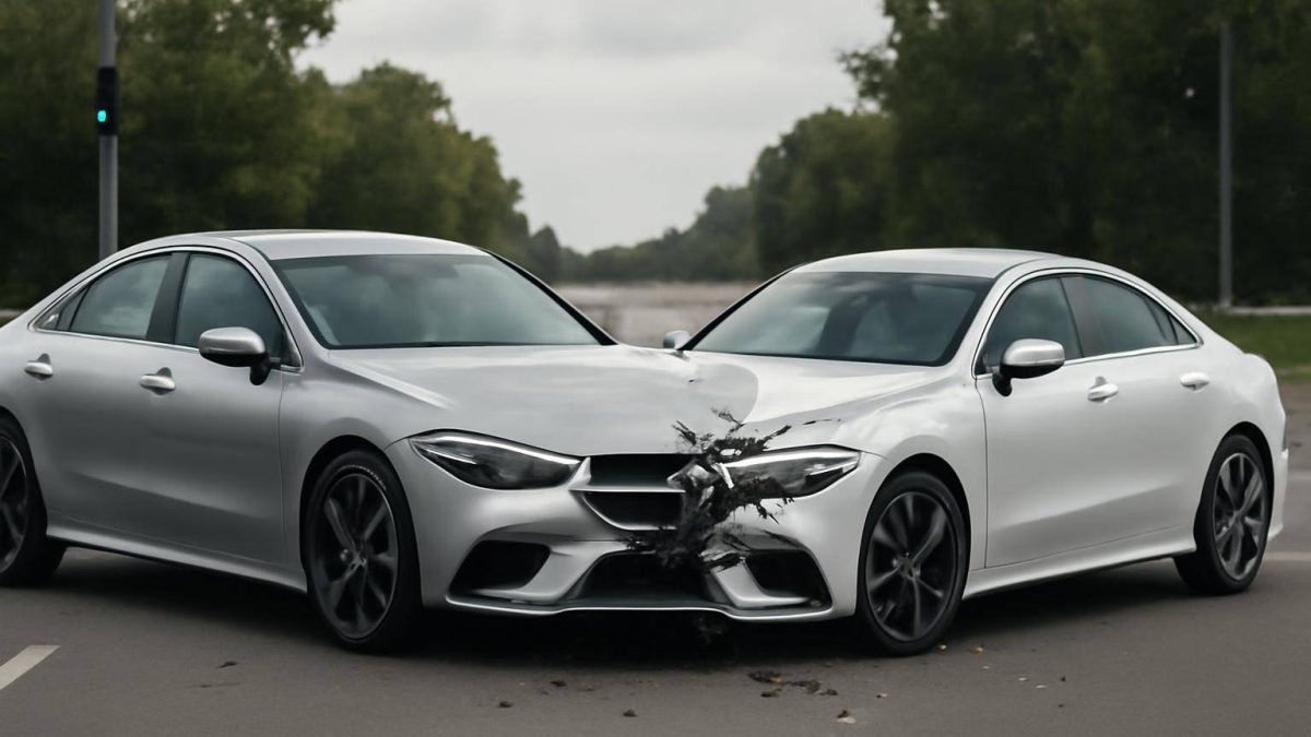 Mercedes İki CLA’yı Çarpıştırdı: Batarya Hasar Almadı