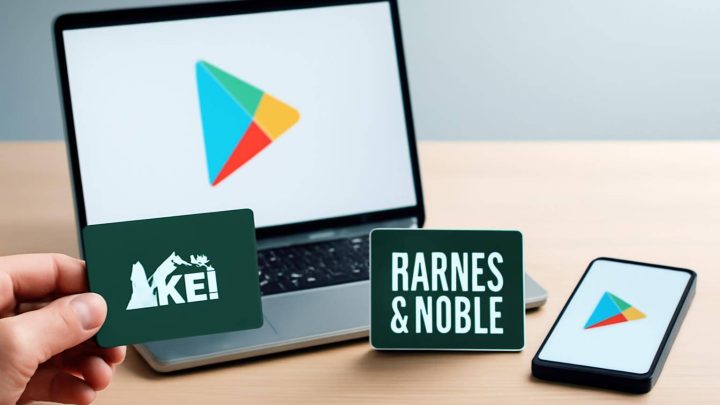 Google Play’de REI ve Barnes & Noble hediye kartlarına indirim