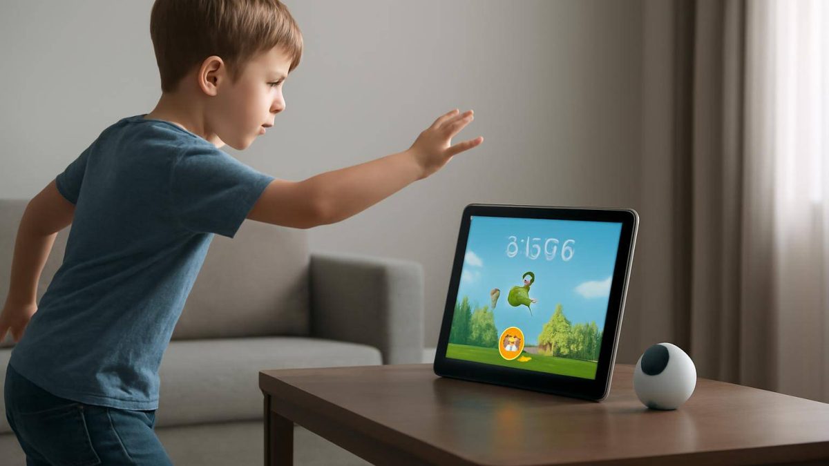 Hoppy Math, matematik oyununu hareketle kontrol ediyor