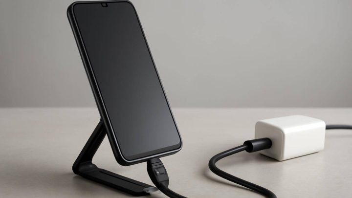 Statik PowerStand: Telefonu Ayakta Tutan USB-C Kablosu
