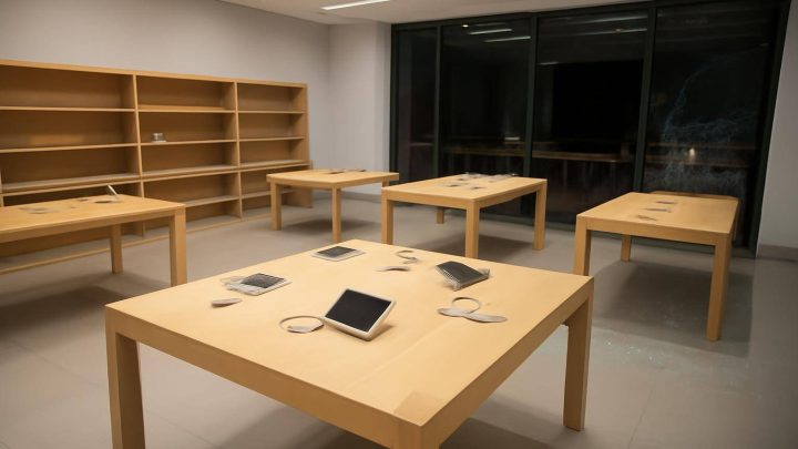 Fransa’da yağma: Apple mağazası neredeyse tamamen boşaltıldı